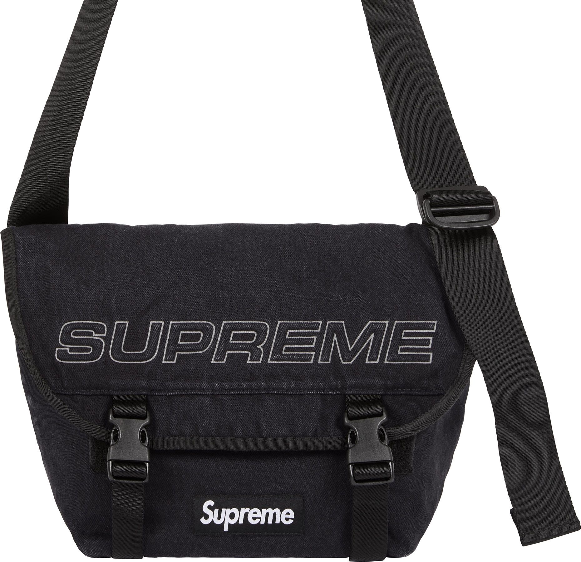 Denim Messenger Bag view 18